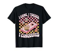 Je suis Venu, J'Ai jeté, J'Ai conquis Cornhole T-Shirt