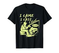 Je suis venu, j'ai lancé, j'ai oublié mon travail - pêcheur T-Shirt