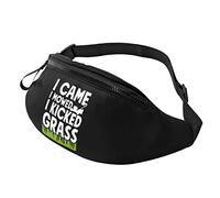 Je suis Venu J'Ai Tondu J'Ai donné Un Coup de Pied Sac de Taille d'herbe Poitrine de Voyage réglable pour Hommes et Femmes Sac de Taille de Course en Plein air