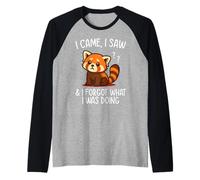 Je suis venu, j'ai vu et j'ai oublié ce que je faisais Manche Raglan