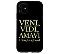 Je suis Venu, J'Ai vu, J'Ai adoré Veni, Vidi, Amavi Off Coque pour iPhone 11