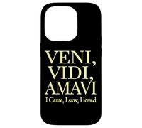 Je suis Venu, J'Ai vu, J'Ai adoré Veni, Vidi, Amavi Off Coque pour iPhone 14 Pro