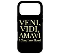 Je suis Venu, J'Ai vu, J'Ai adoré Veni, Vidi, Amavi Off Coque pour iPhone 17 Pro Max