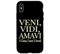Je suis Venu, J'Ai vu, J'Ai adoré Veni, Vidi, Amavi Off Coque pour iPhone X/XS