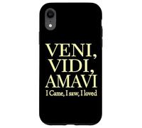 Je suis Venu, J'Ai vu, J'Ai adoré Veni, Vidi, Amavi Off Coque pour iPhone XR