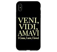 Je suis Venu, J'Ai vu, J'Ai adoré Veni, Vidi, Amavi Off Coque pour iPhone XS Max