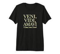 Je suis Venu, J'Ai vu, J'Ai adoré Veni, Vidi, Amavi Off T-Shirt Haut de Gamme