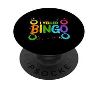 Je suis Venu J'Ai vu. J'Ai crié « Bingo » PopSockets PopGrip Adhésif