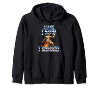 Je suis venu, j'ai vu, j'ai devancé l'histoire Brainrot Meme Ironic Caesar Sweat à Capuche