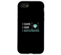 Je suis Venu, J'Ai vu, J'Ai exfiltré Cybersecurity Geek Coque pour iPhone SE (2020) / 7/8