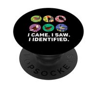 Je suis Venu, J'Ai vu, J'Ai identifié des espèces d'oiseaux PopSockets PopGrip Adhésif