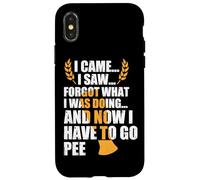 Je suis Venu, J'Ai vu, J'Ai oublié ce Que Je faisais et Maintenant Je Dois y Aller Coque pour iPhone X/XS