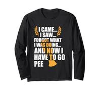 Je suis Venu, J'Ai vu, J'Ai oublié ce Que Je faisais et Maintenant Je Dois y Aller Manche Longue