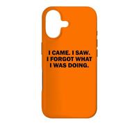 Je suis Venu. J'Ai vu. J'Ai oublié ce Que Je faisais. Perdu dans Les pensées Coque pour iPhone 17