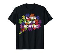 Je suis Venu, J'Ai vu, J'Ai trié Les Amateurs de Puzzles T-Shirt