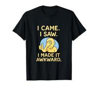 Je suis Venu J'Ai vu. Je l'ai Fait Un Dessin animé maladroit T-Shirt