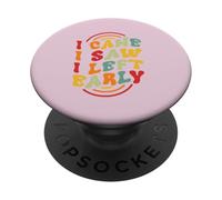 Je suis Venu. J'Ai vu. Je suis Parti tôt PopSockets PopGrip Adhésif