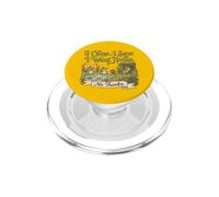 Je suis Venu, J'Ai vu, Je suis rentré chez Moi. Grenouille introvertie | Cottagecore PopSockets PopGrip pour MagSafe