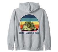 Je suis Venu, J'Ai vu, Je suis rentré chez Moi, Tortue, anxiété Sociale, rétro Sweat à Capuche