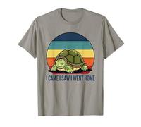 Je suis Venu, J'Ai vu, Je suis rentré chez Moi, Tortue, anxiété Sociale, rétro T-Shirt