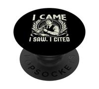 Je suis Venu, J'Ai vu Que J'avais cité Law Student PopSockets PopGrip Adhésif
