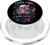 Je suis Venu, J'Ai vu Que J'avais de l'anxiété, Alors Je suis Parti PopSockets PopGrip pour MagSafe