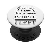 Je suis Venu, J'Ai vu qu'il y Avait des Gens Que J'Ai quittés PopSockets PopGrip Adhésif