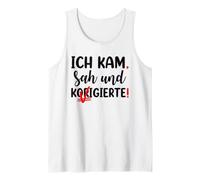 Je suis Venu vu et corrigé Professeur d'allemand Grammaire Débardeur