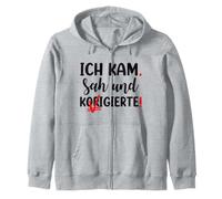 Je suis Venu vu et corrigé Professeur d'allemand Grammaire Sweat à Capuche