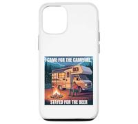 Je suis Venue pour Le feu de Camp, Je suis restée pour m'amuser en Camping avec de la bière Coque pour iPhone 12/12 Pro