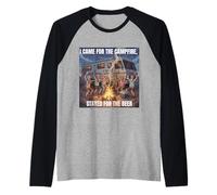 Je suis Venue pour Le feu de Camp, Je suis restée pour m'amuser en Camping avec de la bière Manche Raglan