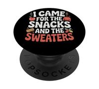 Je suis Venue pour Les Snacks et Les Chandails Fall Retourner à l'école PopSockets PopGrip Adhésif