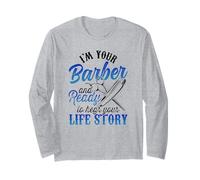 Je suis Votre Coiffeur et prêt à Entendre l'histoire de Votre Vie Job Barbers Manche Longue