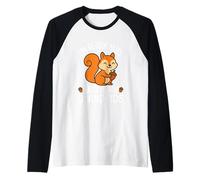 Je suis vraiment dingue de l'écureuil de mes petits-enfants Manche Raglan