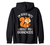 Je suis vraiment dingue de l'écureuil de mes petits-enfants Sweat à Capuche