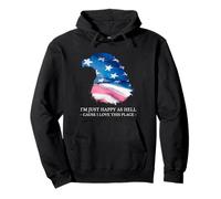 Je suis Vraiment Heureuse Parce Que J'adore cet Endroit (USA Love) Sweat à Capuche