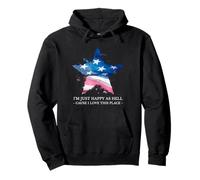 Je suis vraiment heureuse parce que j'adore cet endroit (USA Patriot) Sweat à Capuche