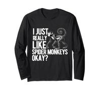 Je suis Vraiment Un Amoureux des singes araignées drôles pour Hommes, Femmes, Filles et garçons Manche Longue