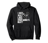Je suis Vraiment Un Amoureux des singes araignées drôles pour Hommes, Femmes, Filles et garçons Sweat à Capuche
