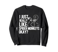 Je suis Vraiment Un Amoureux des singes araignées drôles pour Hommes, Femmes, Filles et garçons Sweatshirt
