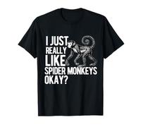 Je suis Vraiment Un Amoureux des singes araignées drôles pour Hommes, Femmes, Filles et garçons T-Shirt