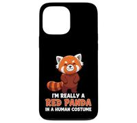 Je suis vraiment un panda roux dans un costume humain Coque pour iPhone 13 Pro Max