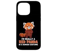 Je suis vraiment un panda roux dans un costume humain Coque pour iPhone 14 Pro Max