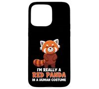 Je suis vraiment un panda roux dans un costume humain Coque pour iPhone 15 Pro Max