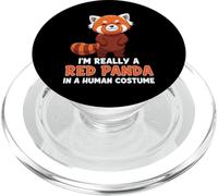 Je suis vraiment un panda roux dans un costume humain PopSockets PopGrip pour MagSafe