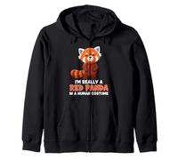 Je suis vraiment un panda roux dans un costume humain Sweat à Capuche