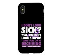 Je Suppose Que l'apparence Peut être trompeuse - Sensibilisation à la maladie de Crohn Coque pour iPhone X/XS