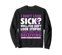 Je Suppose Que l'apparence Peut être trompeuse - Sensibilisation à la maladie de Crohn Sweatshirt