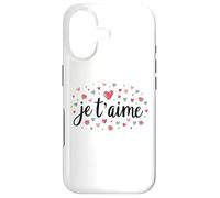 Je T’Aime Romantic Design with Hearts and Roses Coque pour iPhone 17
