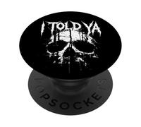 Je t'ai Dit Gothic Y2K PopSockets PopGrip Adhésif